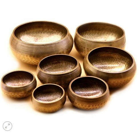 Brass Tibetan Singing Bowl With Stick 357gm